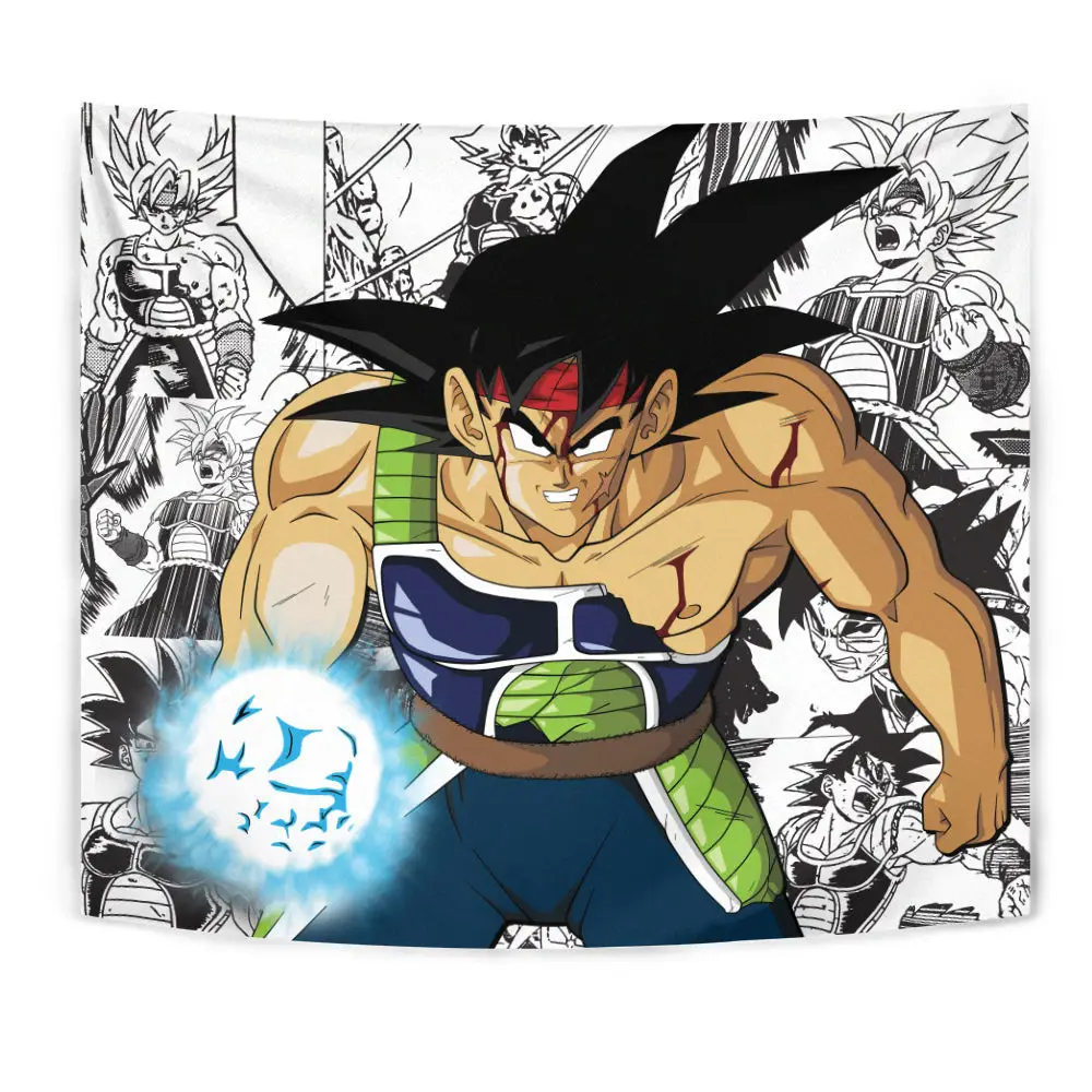 Bardock Tapestry Custom Anime Manga Wall Decor