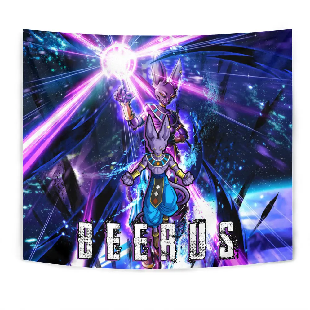 Beerus Tapestry Custom Anime Home Decor