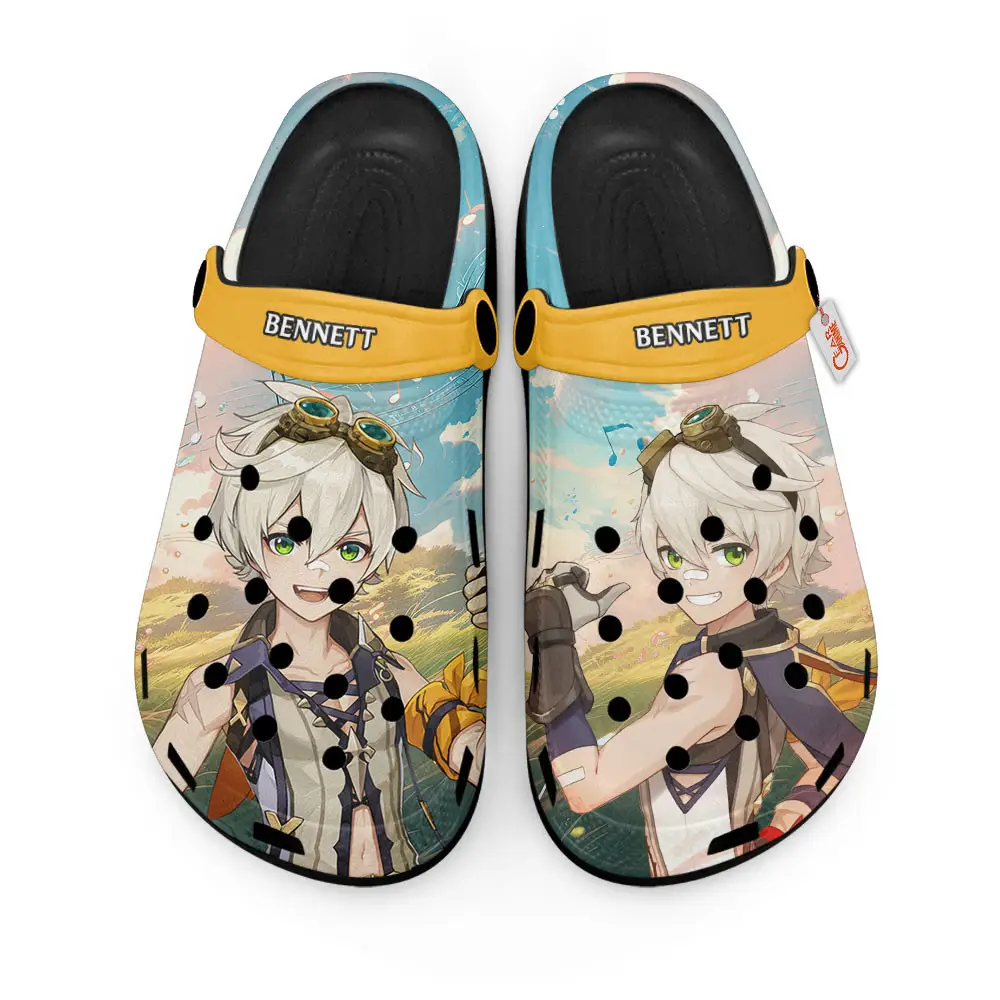 Bennett Genshin Impact Premium EVA Clogs Custom Name