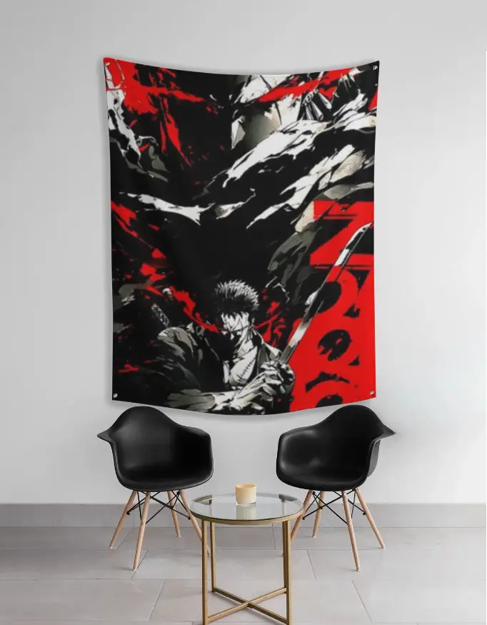 berserk anime tapestry - Exclusive Guts