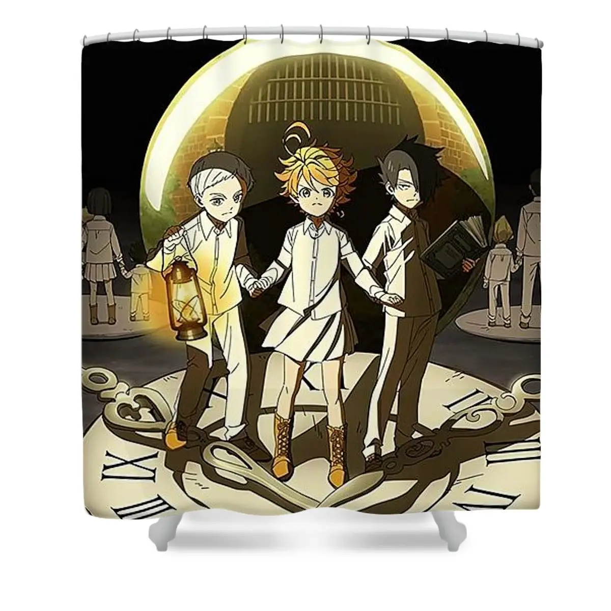 Best Item The Promised Neverland Shower Curtain | Anime Shower Curtains