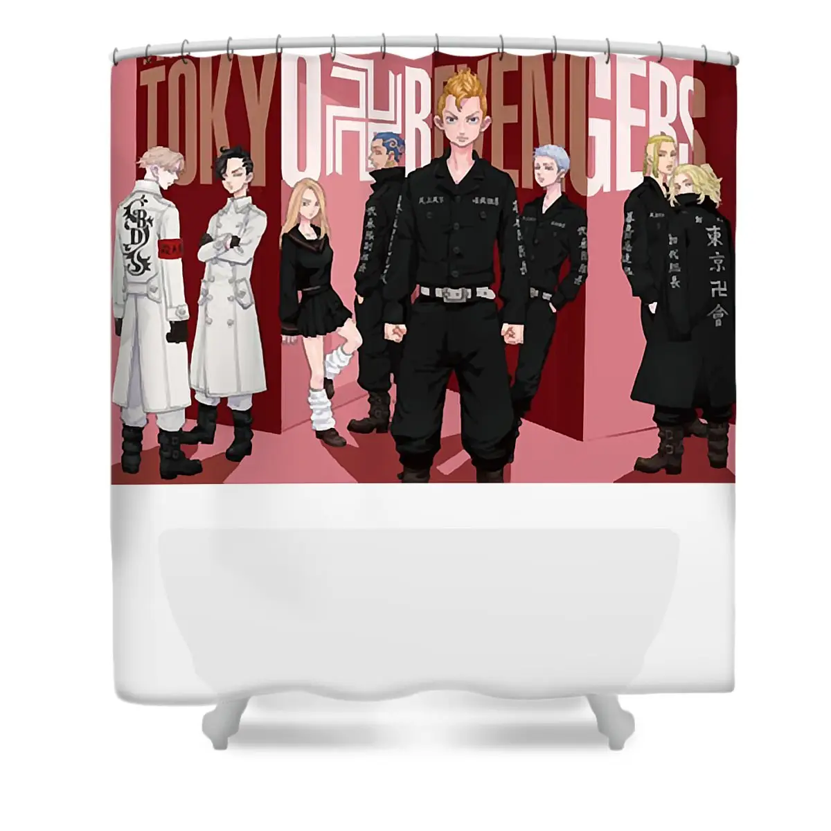 Best Squad Shower Curtain | Anime Shower Curtains