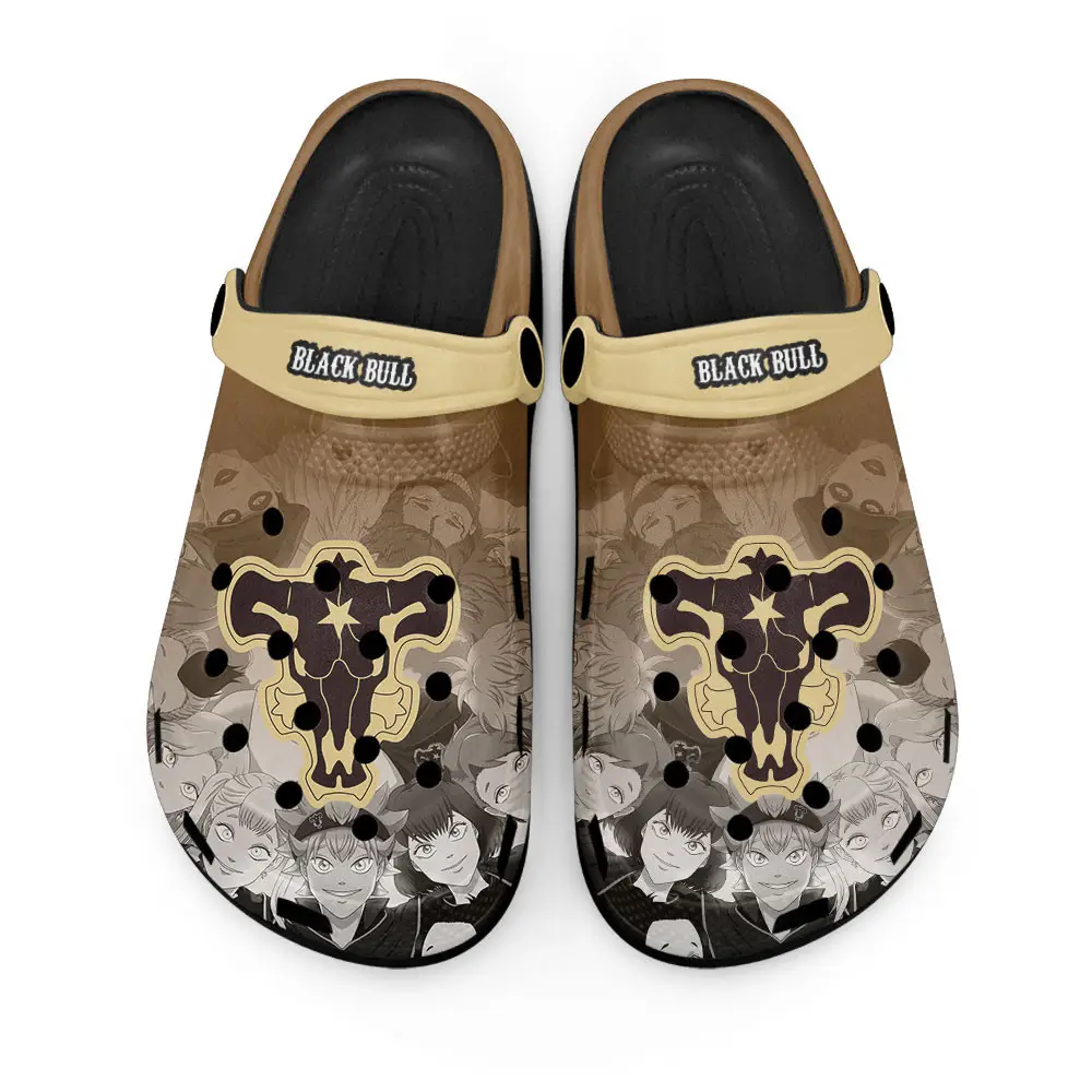 Black Bull Premium EVA Clogs Custom Name