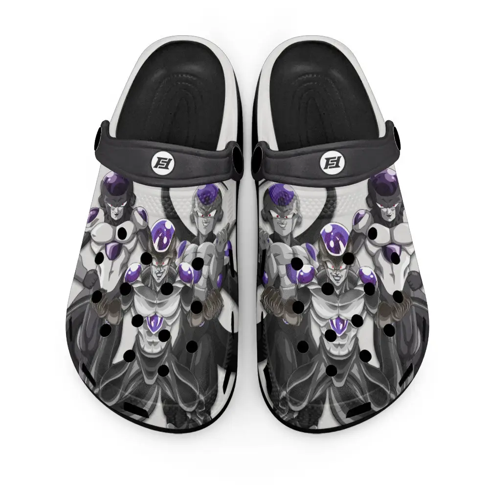 Black Frieza Premium EVA Clogs Pattern Style