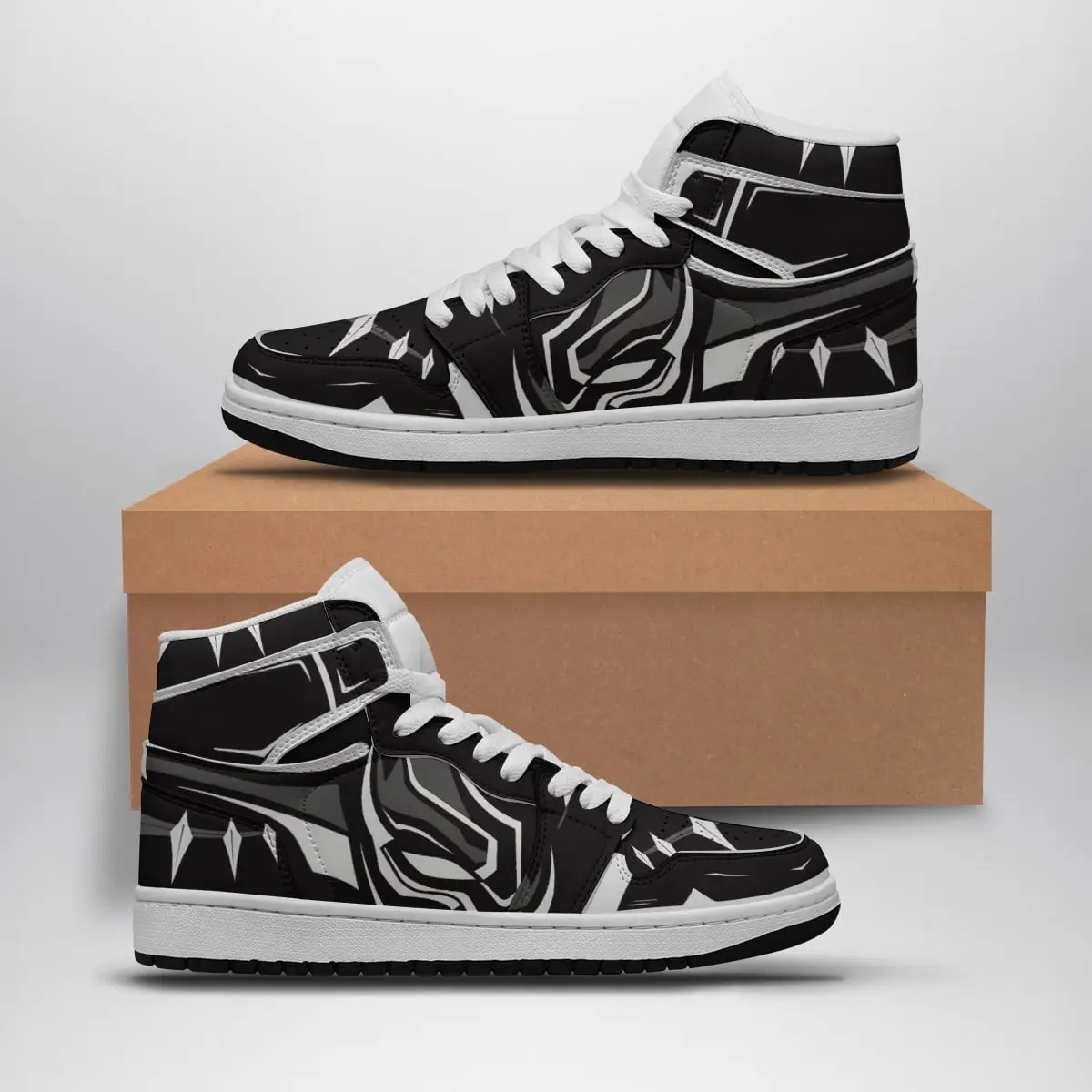 Black Panther Wakanda Marvel Air Jordan 1 Shoes