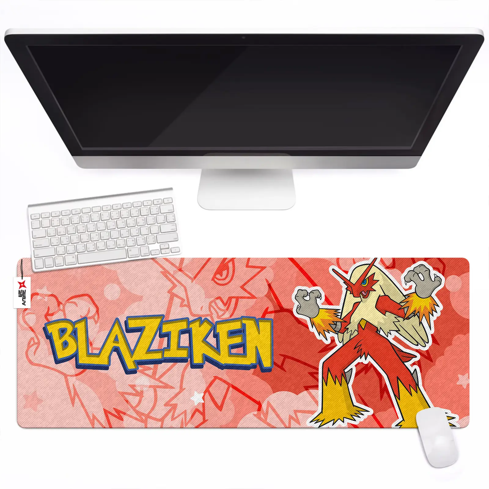 Blaziken Mouse Mat Custom Anime Personalized Mouse Pad