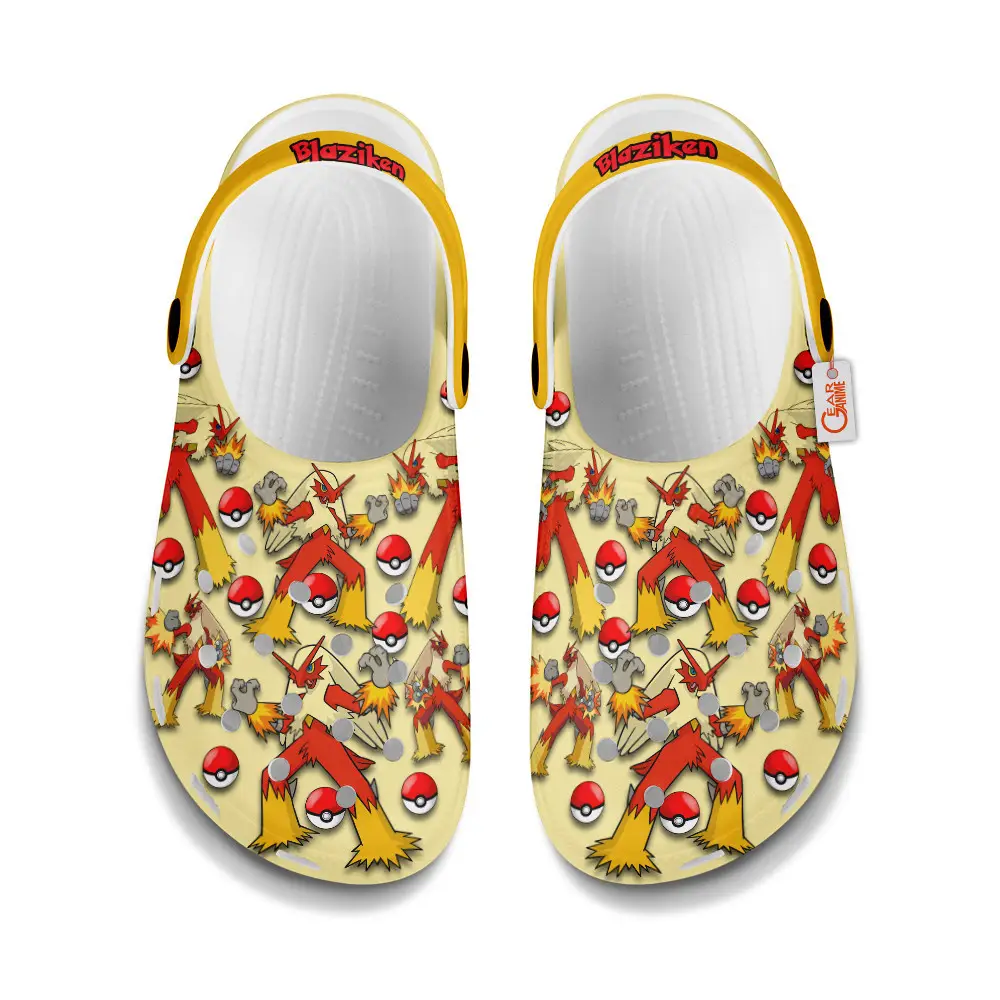 Blaziken Premium EVA Clogs Pattern Style