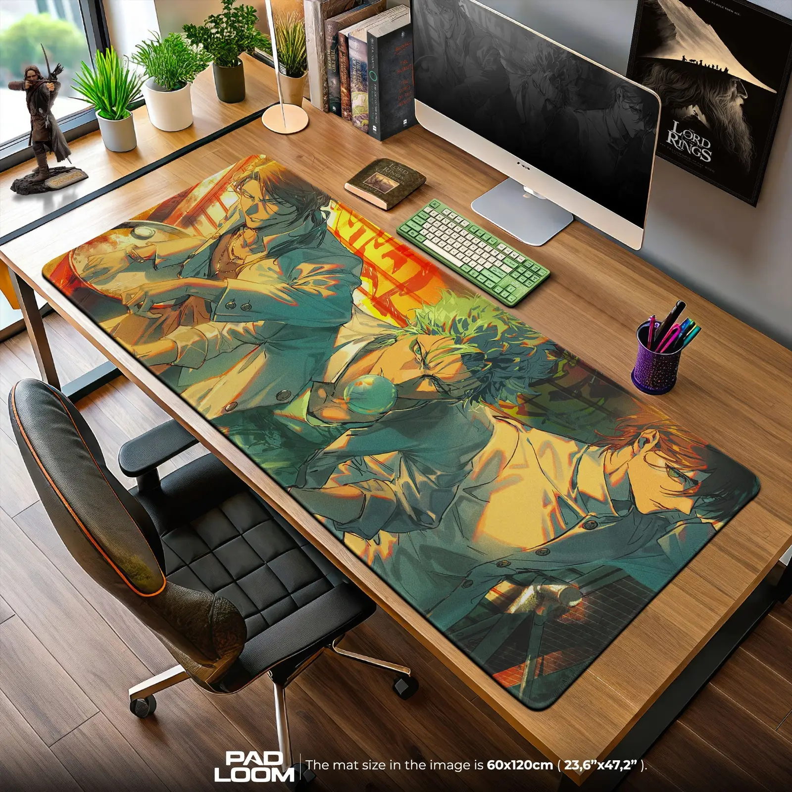 Bleach Espada Trio Mouse Pad, Anime Gaming Desk Mat