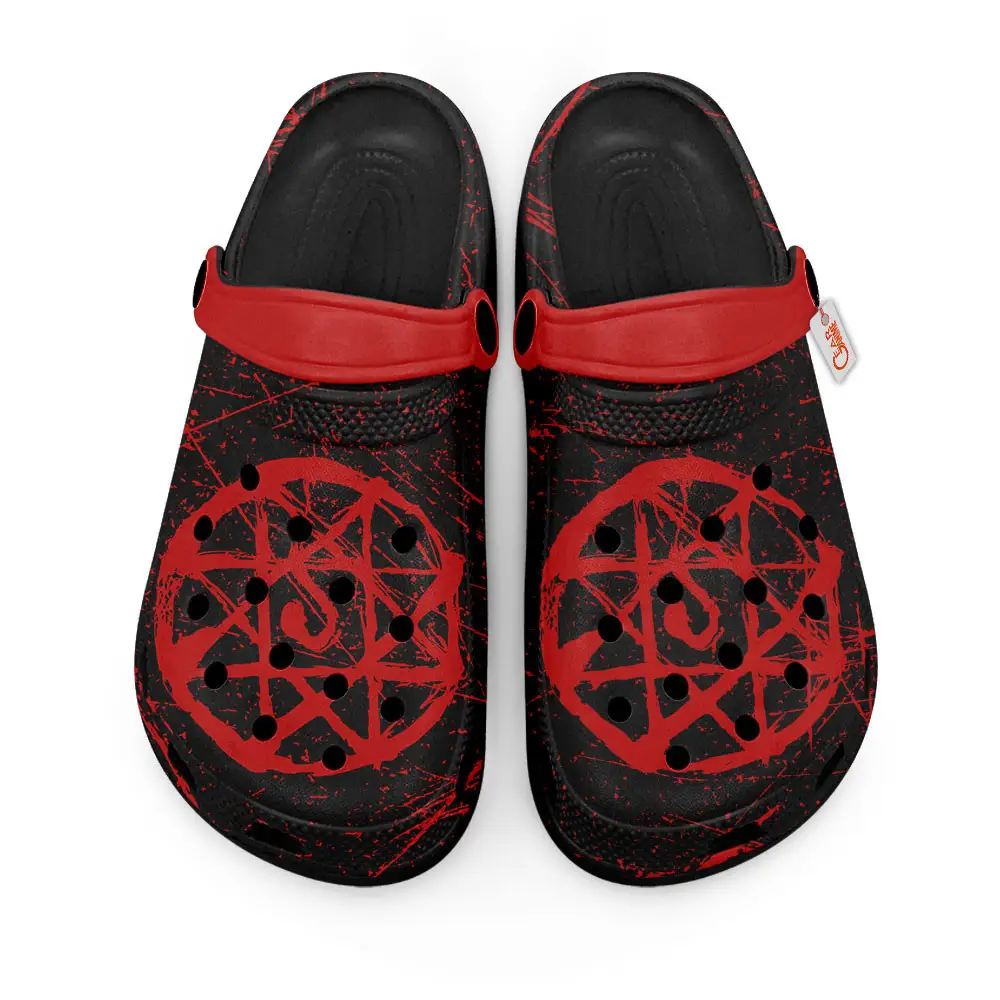 Blood Seal Symbol Personalized Anime Clogs