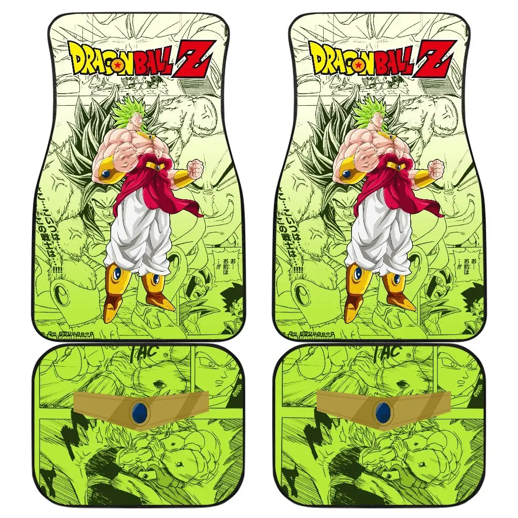 Broly Dragon Ball Z Car Floor Mats Manga Mixed Anime