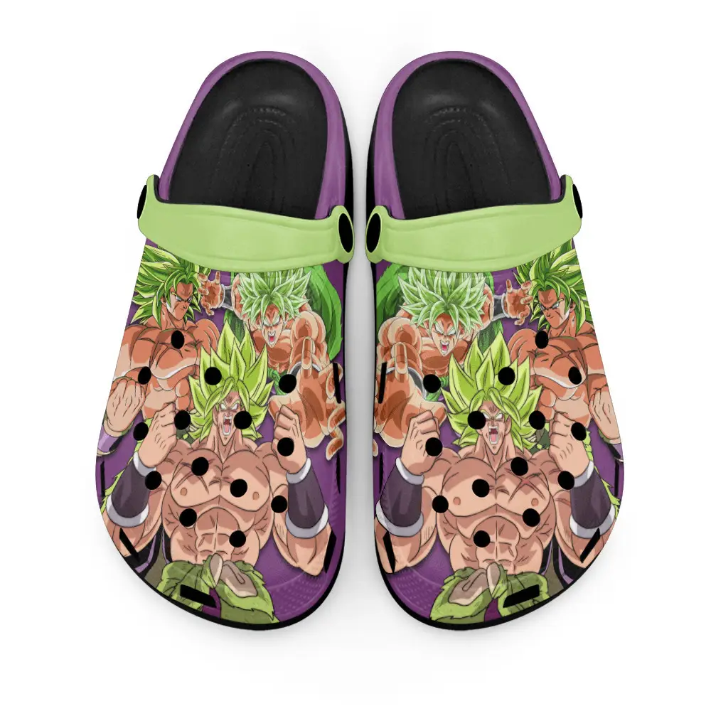 Broly Premium EVA Clogs Pattern Style