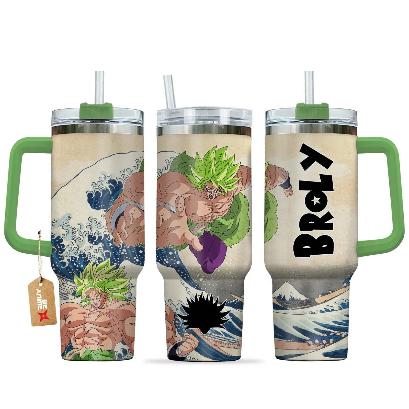 Broly Super Saiyan Anime Tumbler 40oz Kanagawa Collection