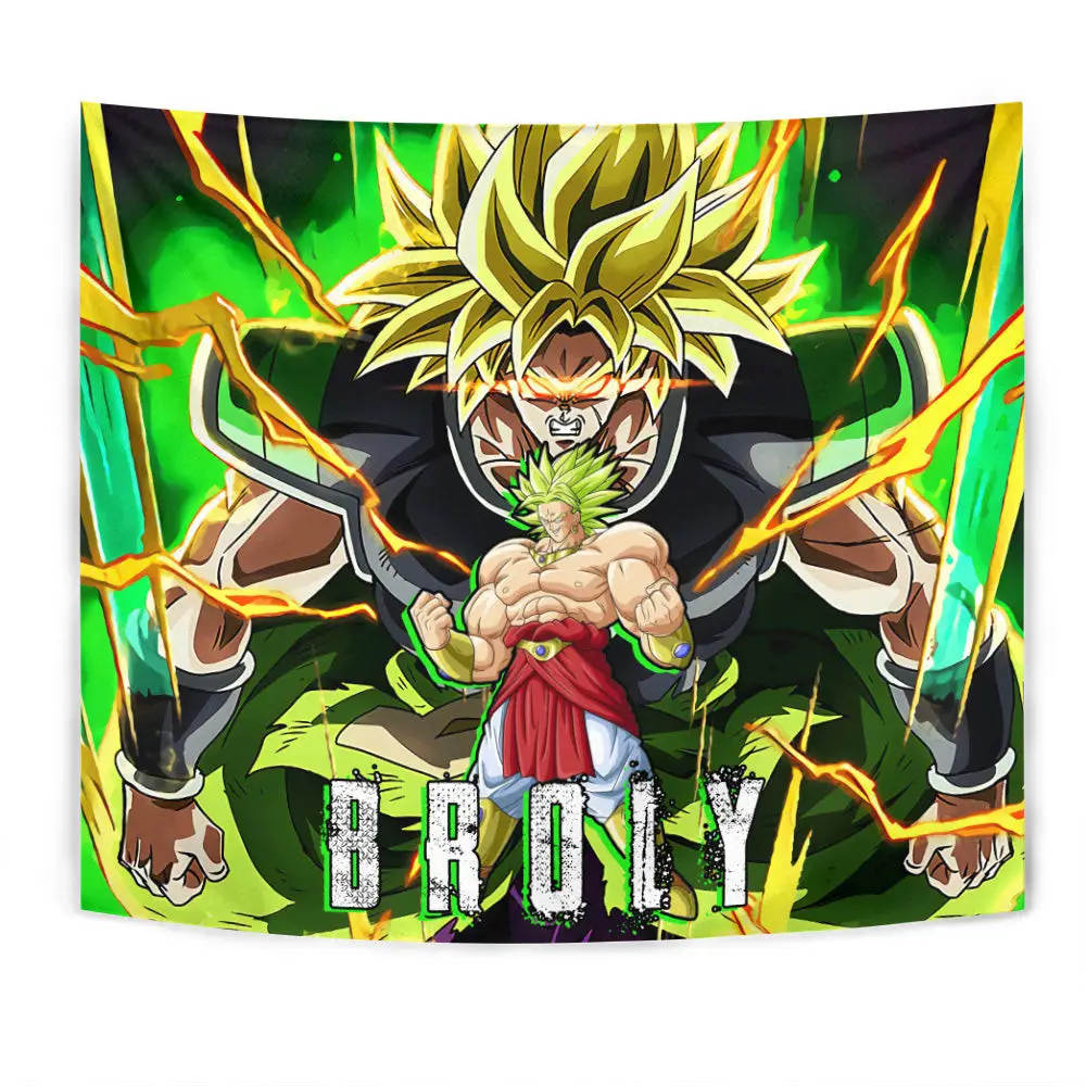 Broly Tapestry Custom Anime Home Decor