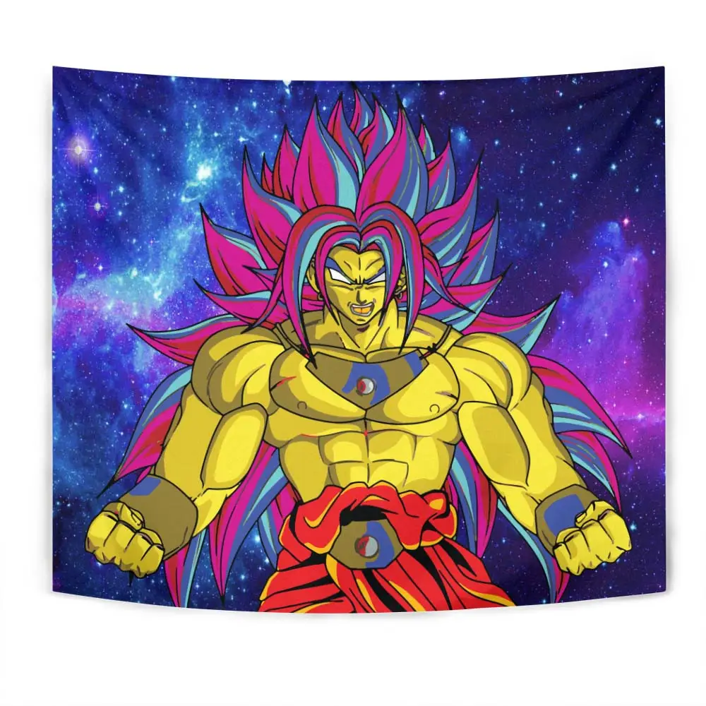 Broly Tapestry Custom Anime Room Wall Decor