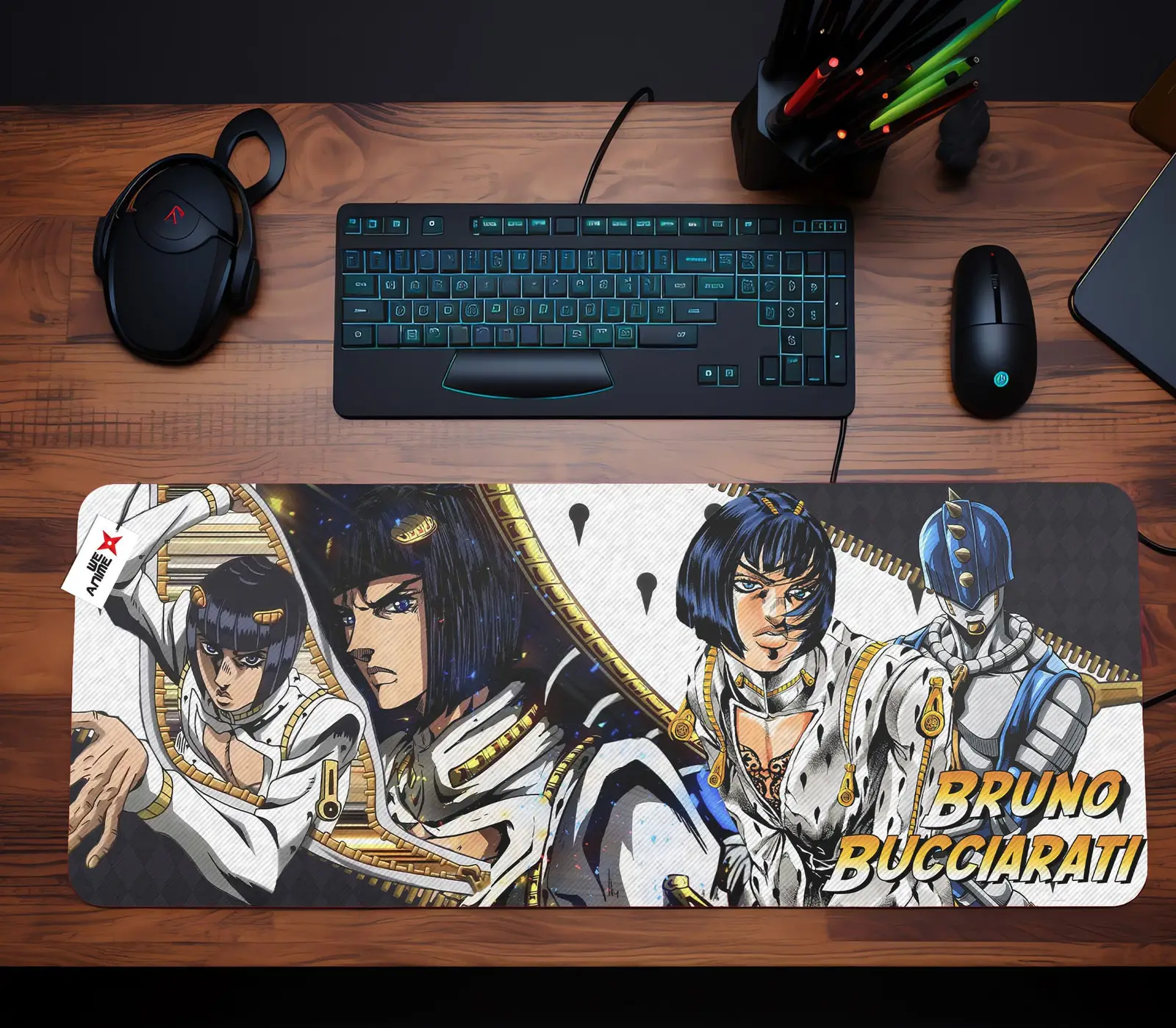 Bruno Bucciarati Mouse Mats Personalized Name Custom