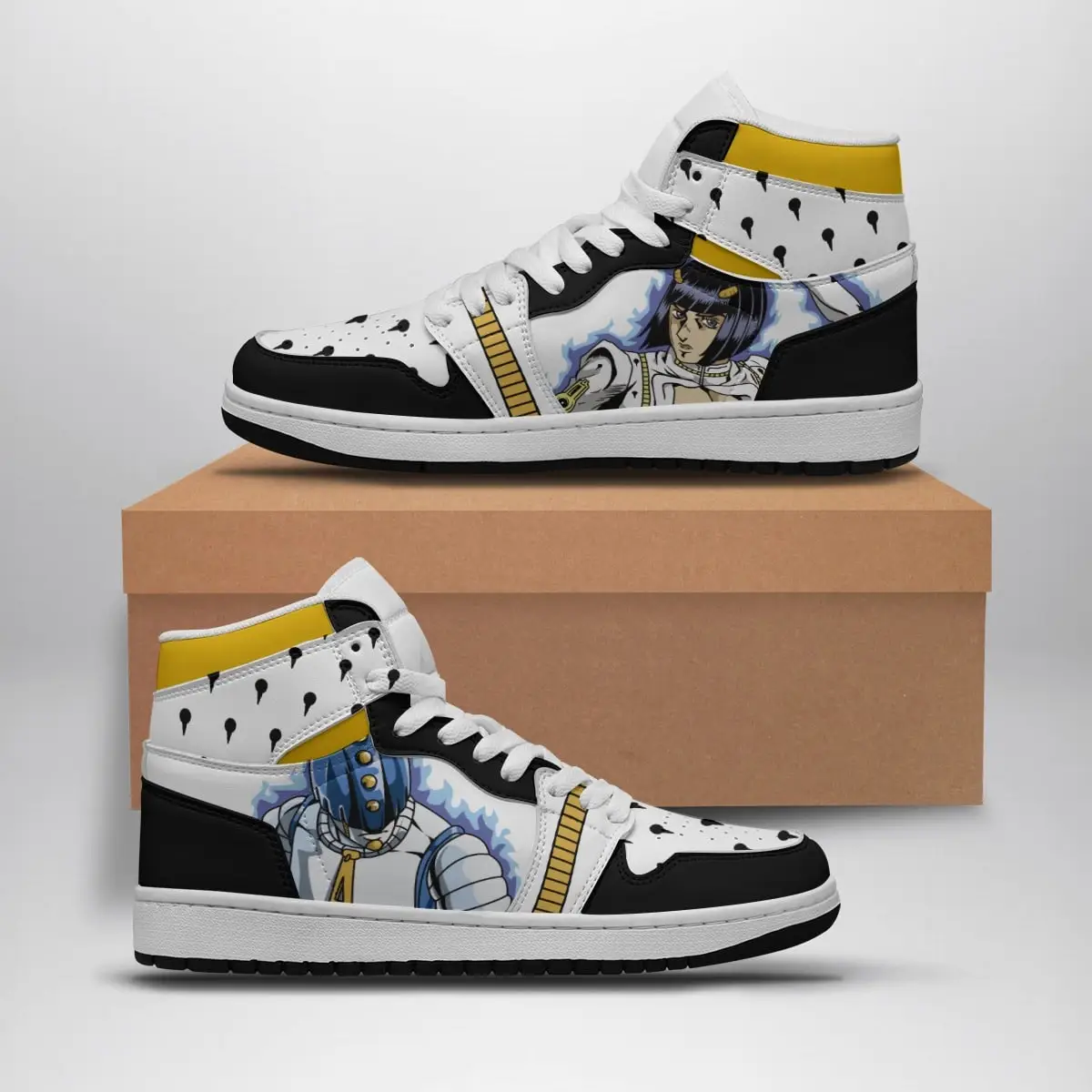 Bruno Bucciarati Zipperman Jojo's Bizarre Adventure Air Jordan 1 Shoes