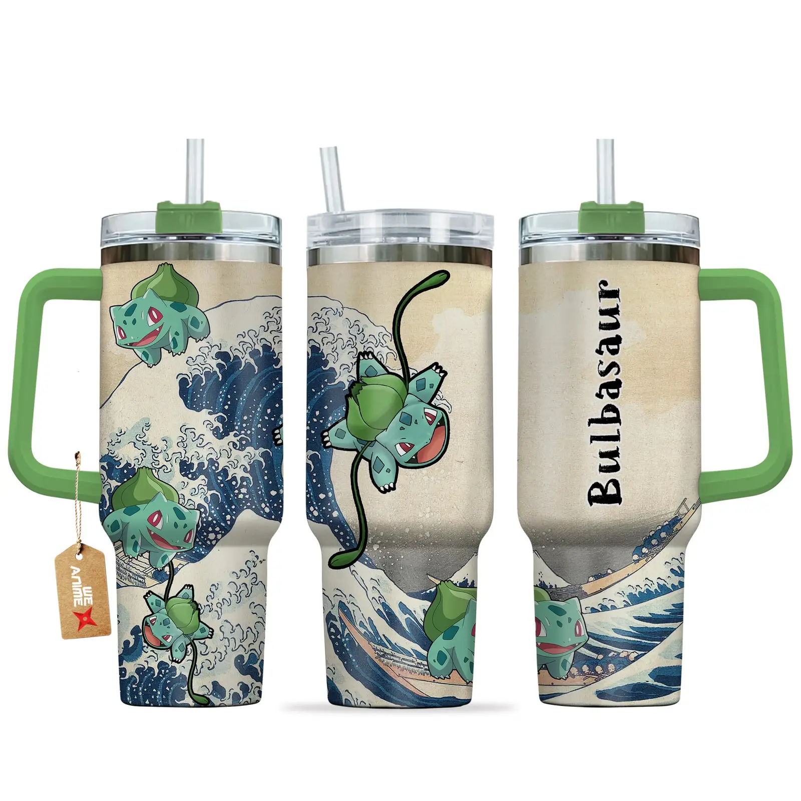 Bulbasaur Anime Tumbler 40oz Kanagawa Collection