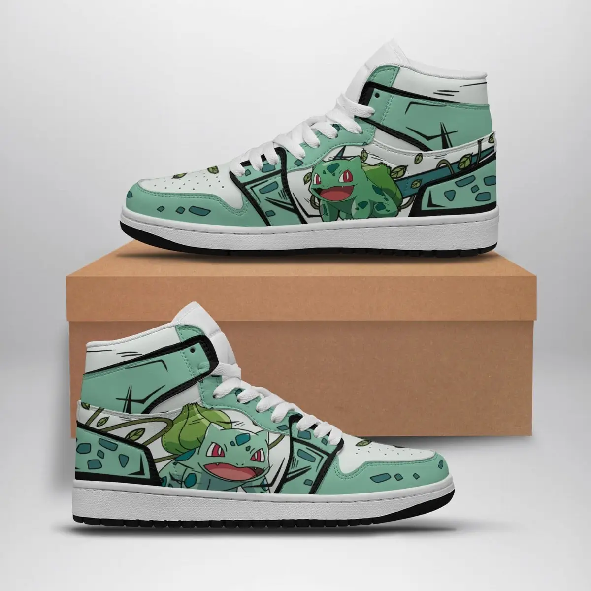 Bulbasaur V3 Pokemon Air Jordan 1 Shoes