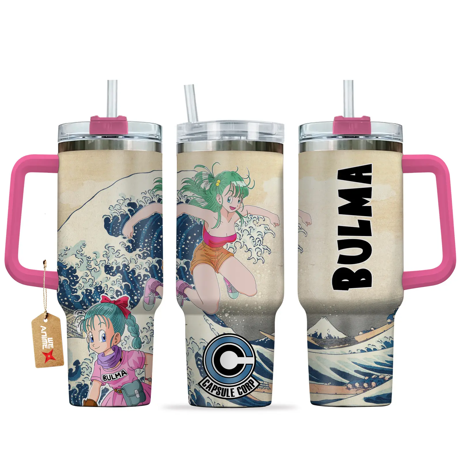 Bulma Anime Tumbler 40oz Kanagawa Collection