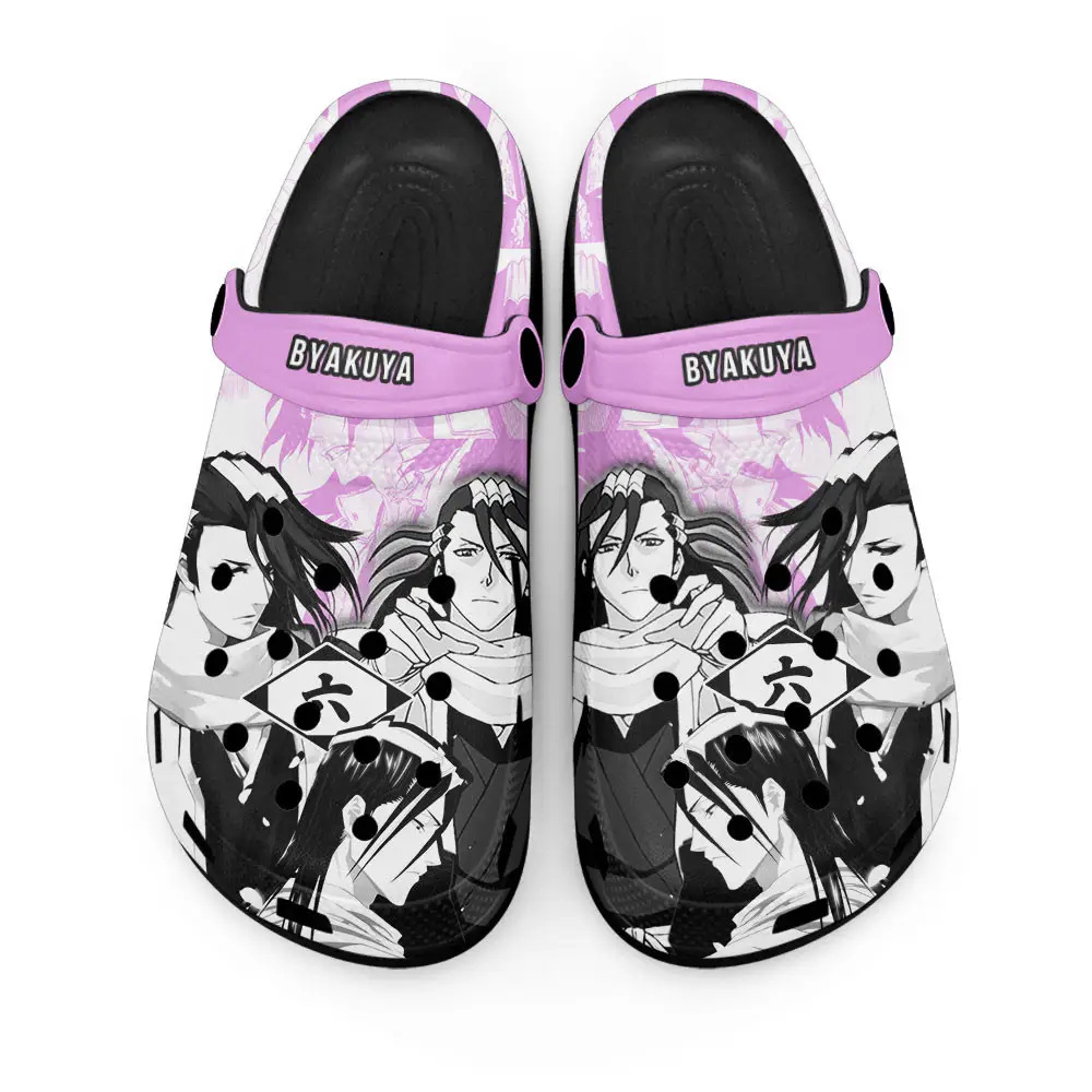 Byakuya Kuchiki Premium EVA Clogs Custom Name