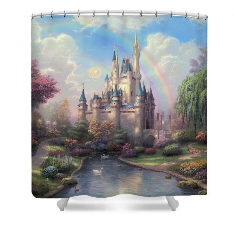 Cartoon Cinderella Shower Curtain