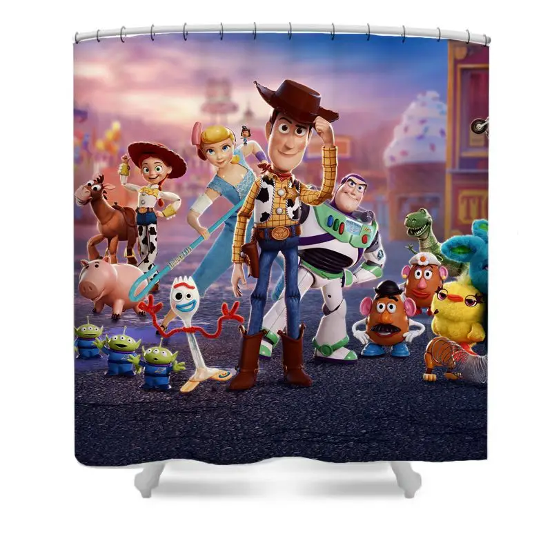 Cartoon Toys Woody Shower Curtain