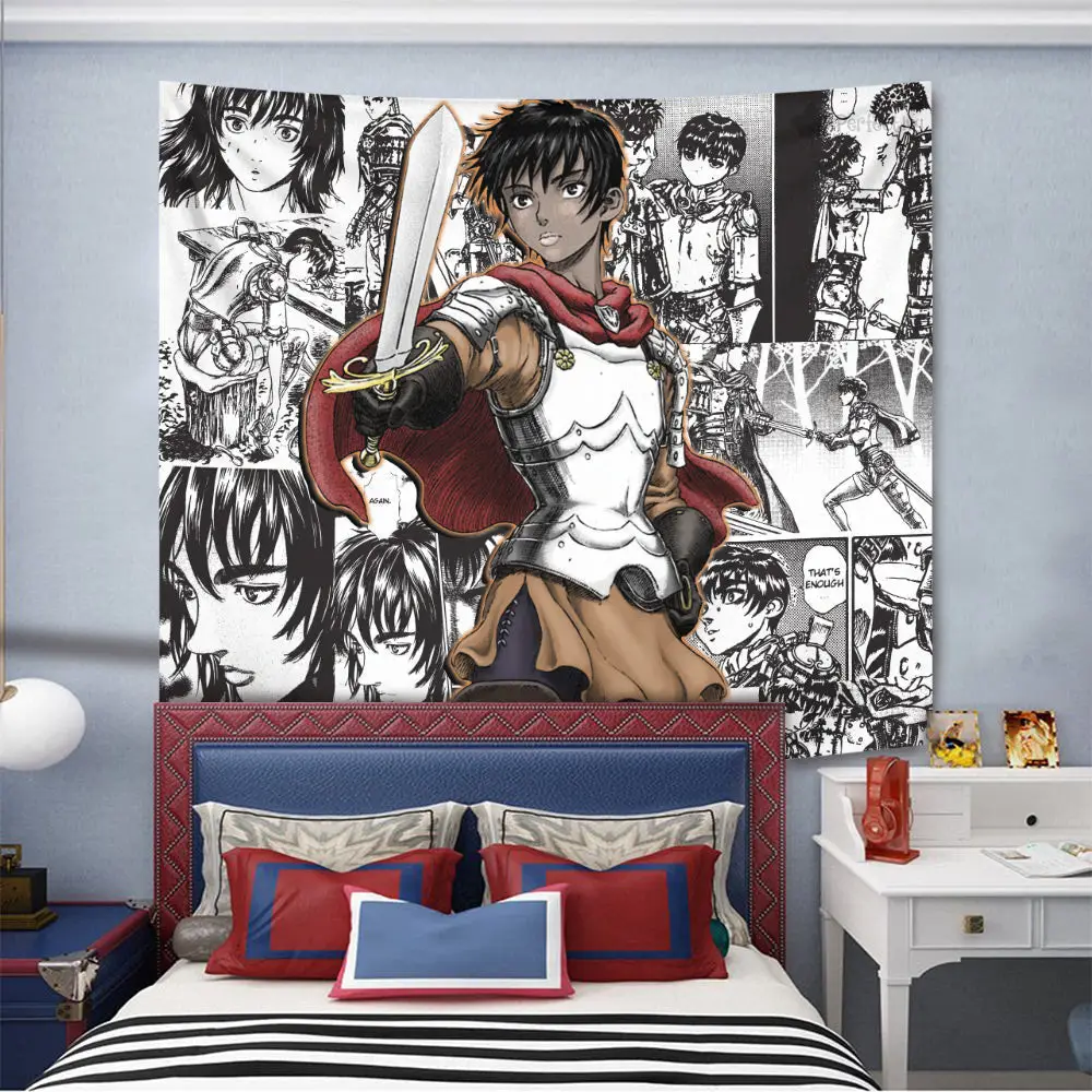 Casca Tapestry Custom Berserk Manga Anime Wall Decor