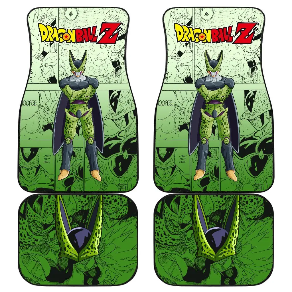Cell Characters Dragon Ball Z Car Floor Mats Manga Mixed Anime