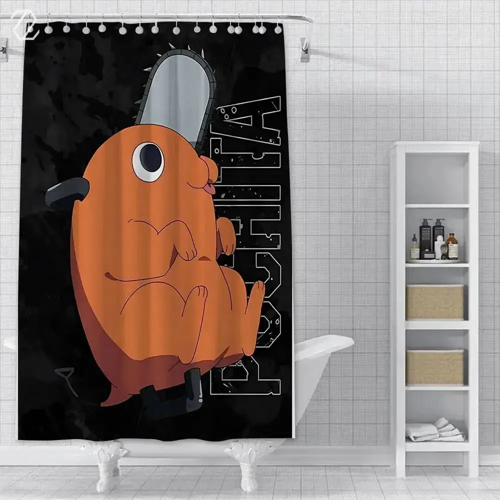 Chainsaw Man Shower Curtain