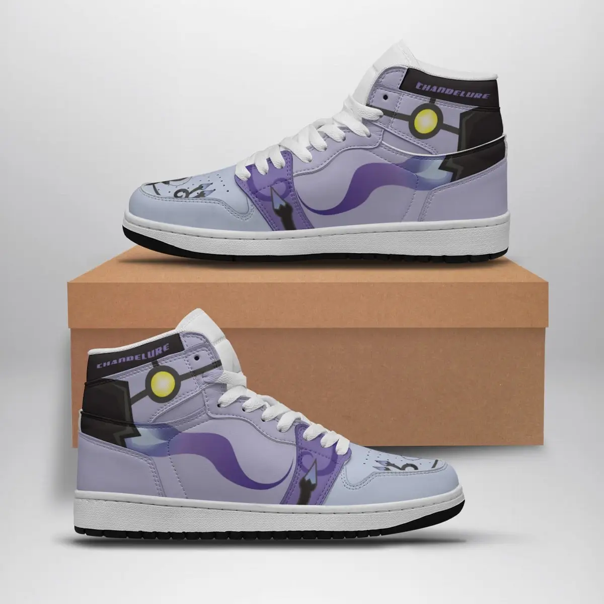 Chandelure Pokemon Air Jordan 1 Shoes