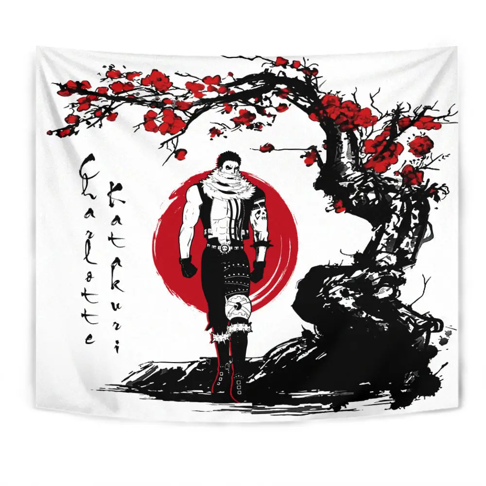 Charlotte Katakuri Tapestry Custom Anime Bedroom Living Room Home Decoration
