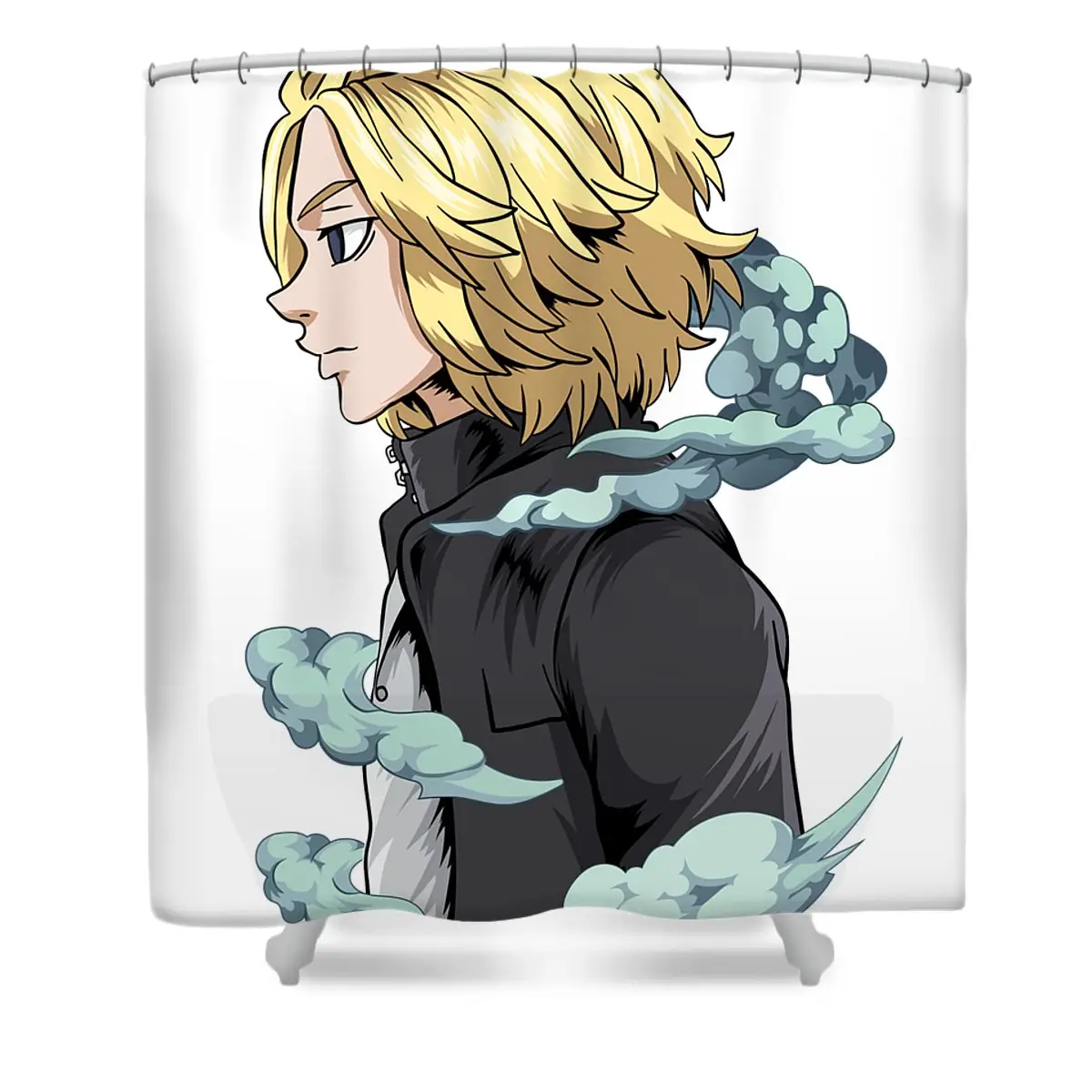 Civilized Sano Manjiro - Tokyo Revengers Gifts For Shower Curtain | Anime Shower Curtains