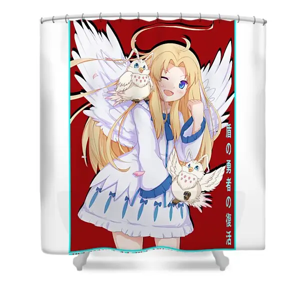 Classic Photo Rising Of The Shield Hero Filo Shower Curtain | Anime Shower Curtains