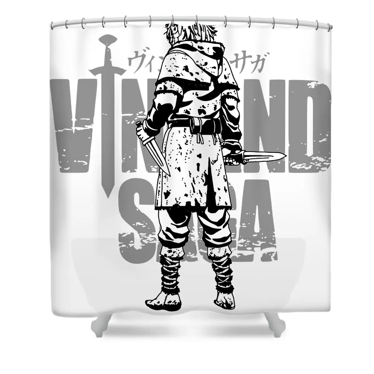 Classic Photo Viking Vinland Saga Shower Curtain | Anime Shower Curtains