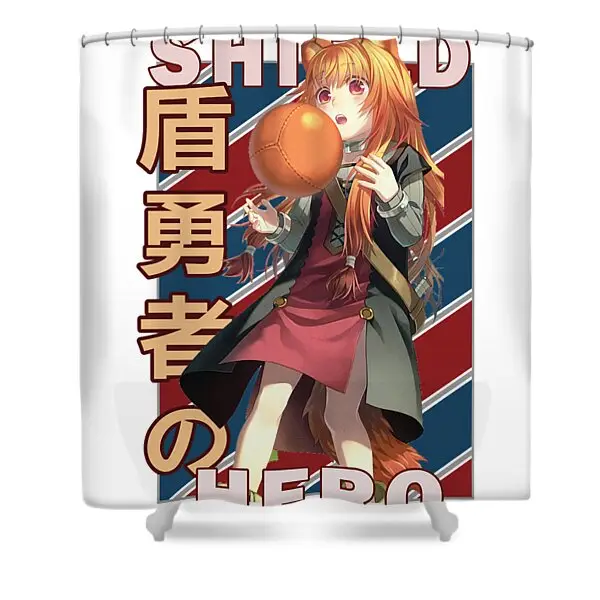 Classic Raphtalia Rising Of The Shield Hero Anime Shower Curtain | Anime Shower Curtains