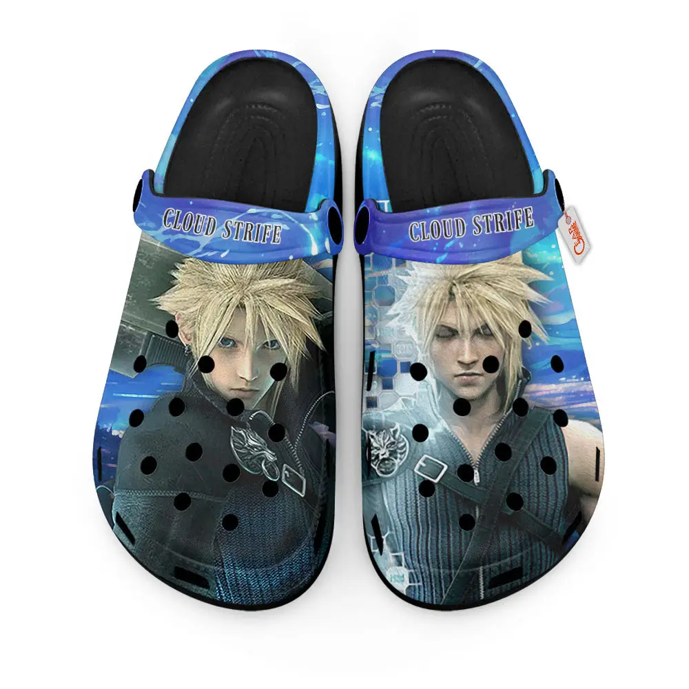 Cloud Strife Final Fantasy Edition Premium Clogs for True Fans