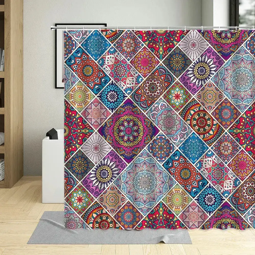Colorful Bohemia Shower Curtain