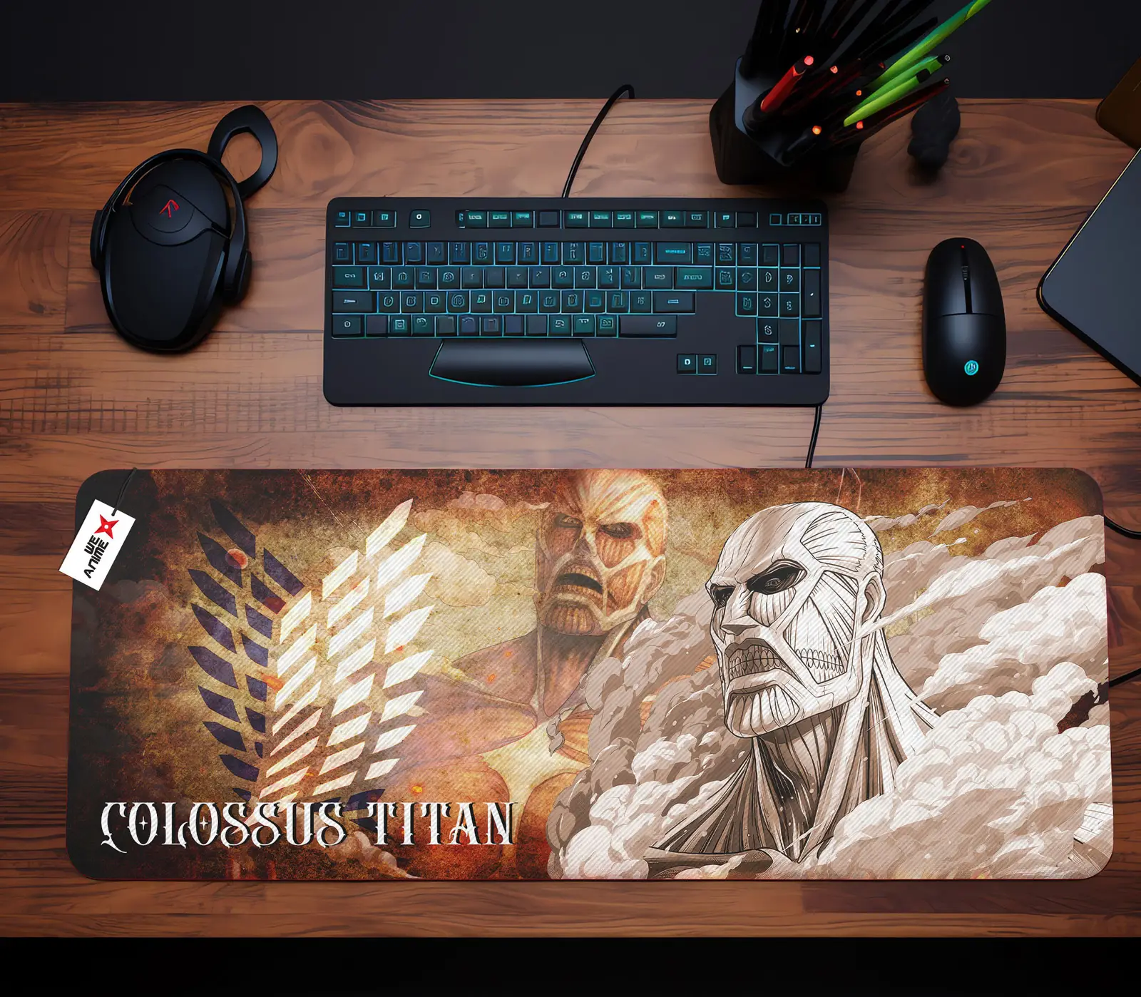Colossus TitanMouse Mats Personalized Name Custom