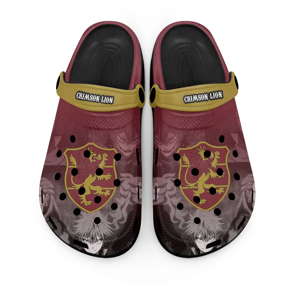 Crimson Lion Premium EVA Clogs Custom Name