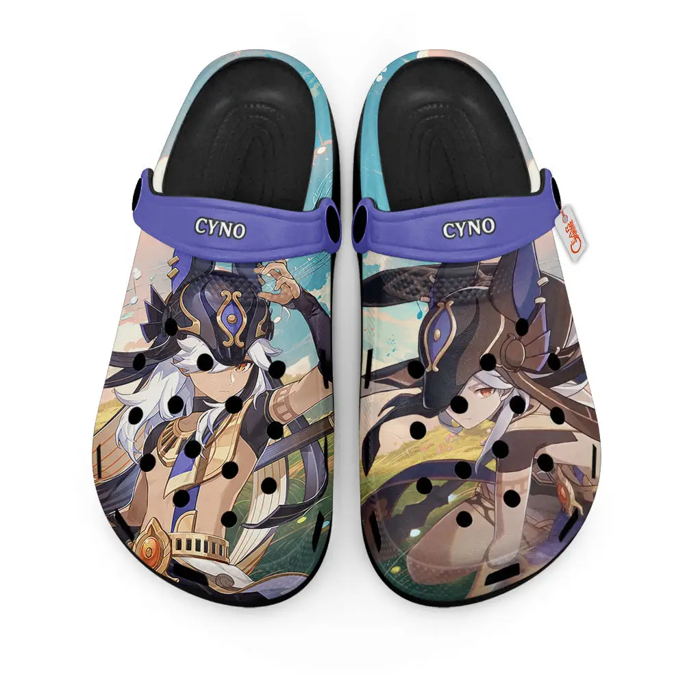 Cyno Genshin Impact Premium EVA Clogs Custom Name