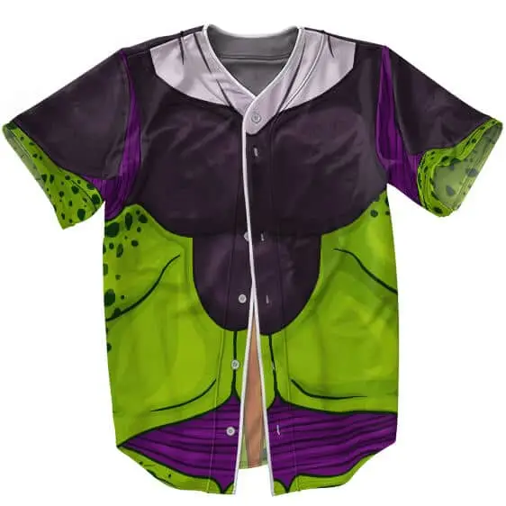 DBZ Epic Perfect Cell Skin Attire Baseball Shirt