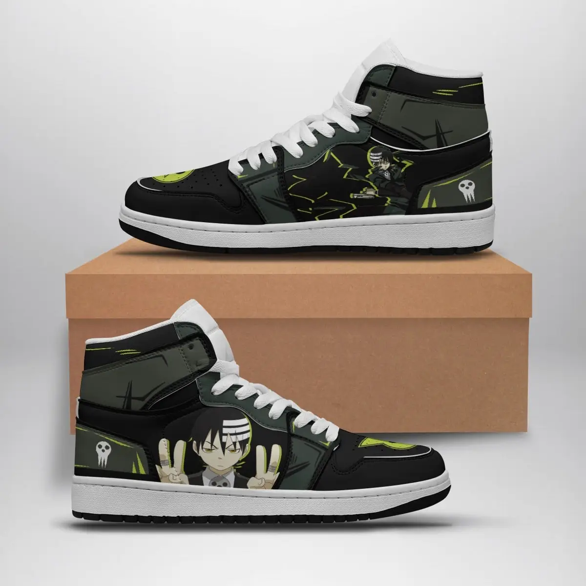 Death The Kid Soul Easter Air Jordan 1 Shoes