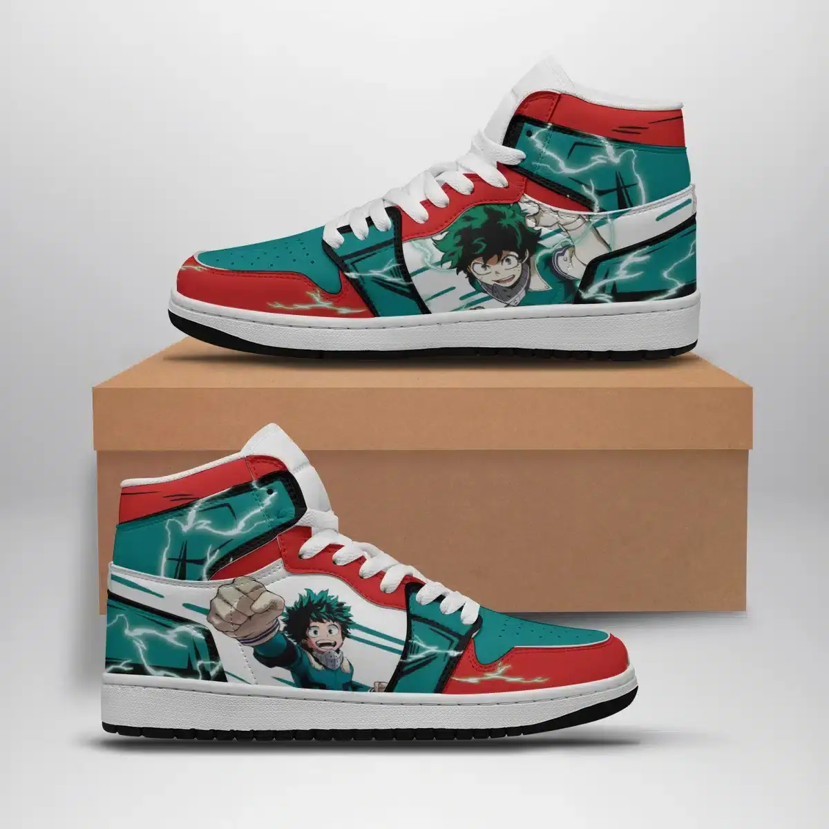 Deku My Hero Academia Air Jordan 1 Shoes