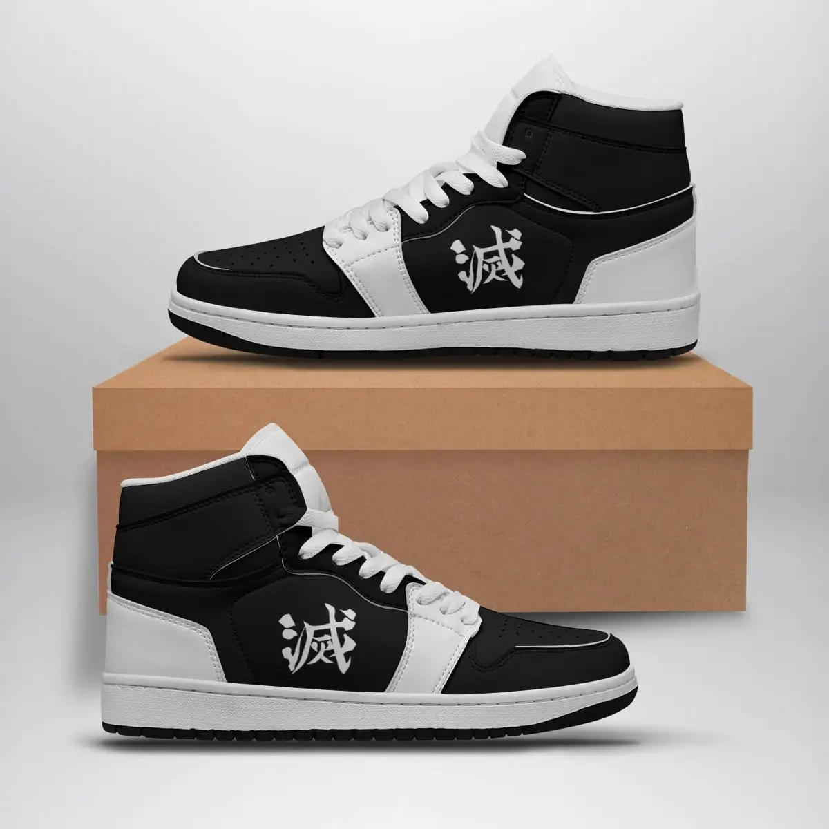 Demon Corp Uniform Demon Slayer Air Jordan 1 Shoes