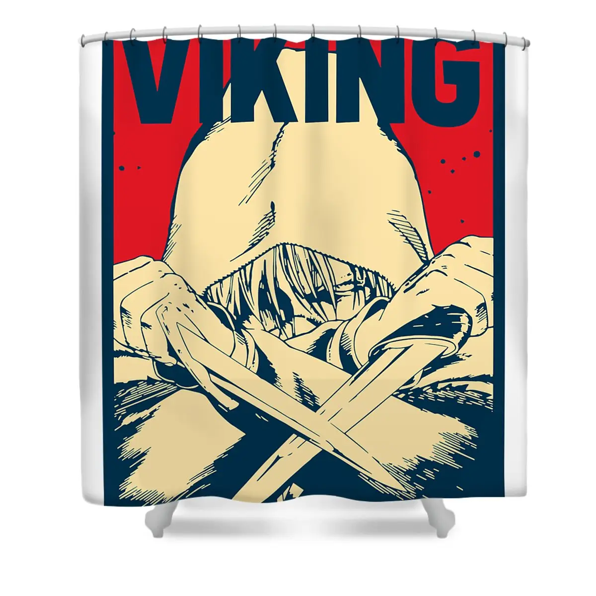 Design Viking Vinland Saga Shower Curtain | Anime Shower Curtains