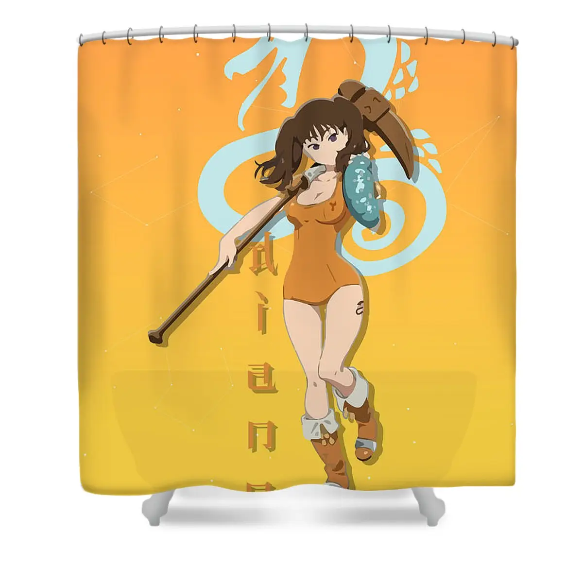 Diane Of Envy - Nanatsu No Taizai Shower Curtain Style 1 | Anime Shower Curtains