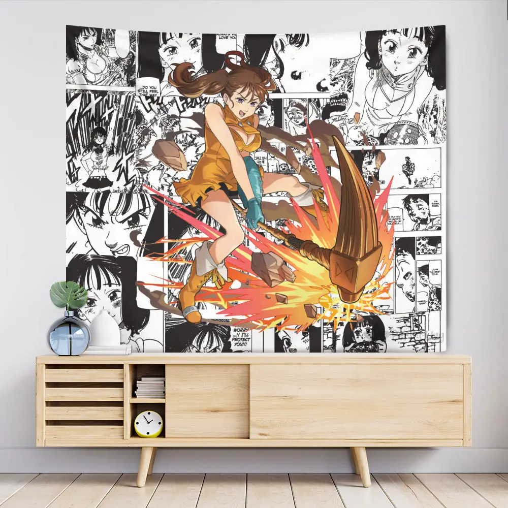 Diane Tapestry Custom Seven Deadly Sins Manga Anime Wall Decor