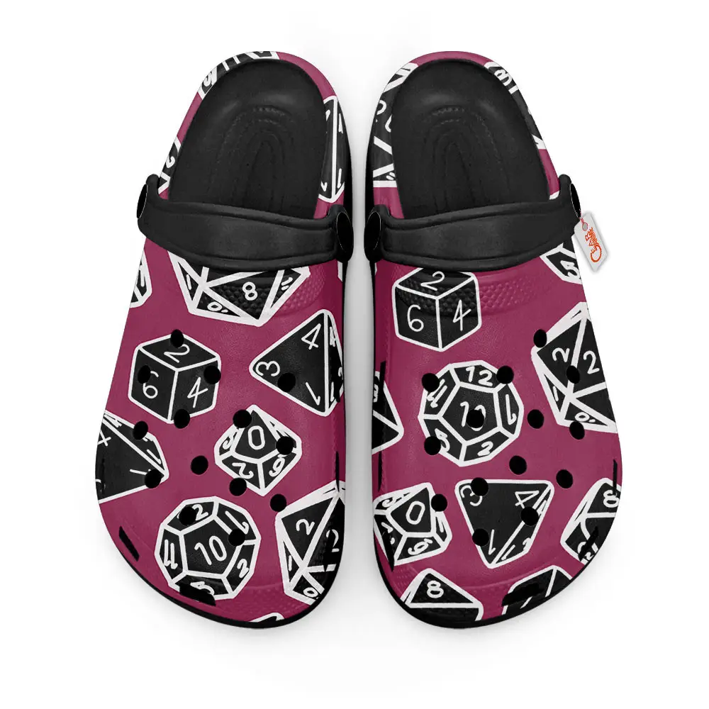 Dice Dungeons And Dragons Edition Premium Clogs for True Fans