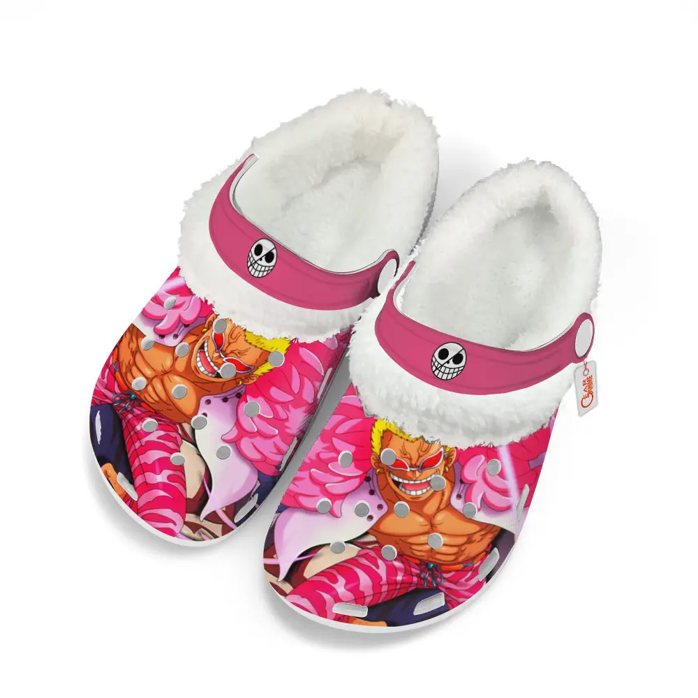 Doflamingo Fleece-Lined Clogs
