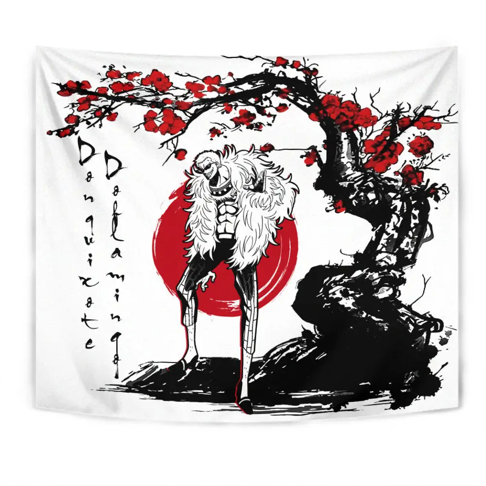 Donquixote Doflamingo Tapestry Custom Anime Bedroom Living Room Home Decoration